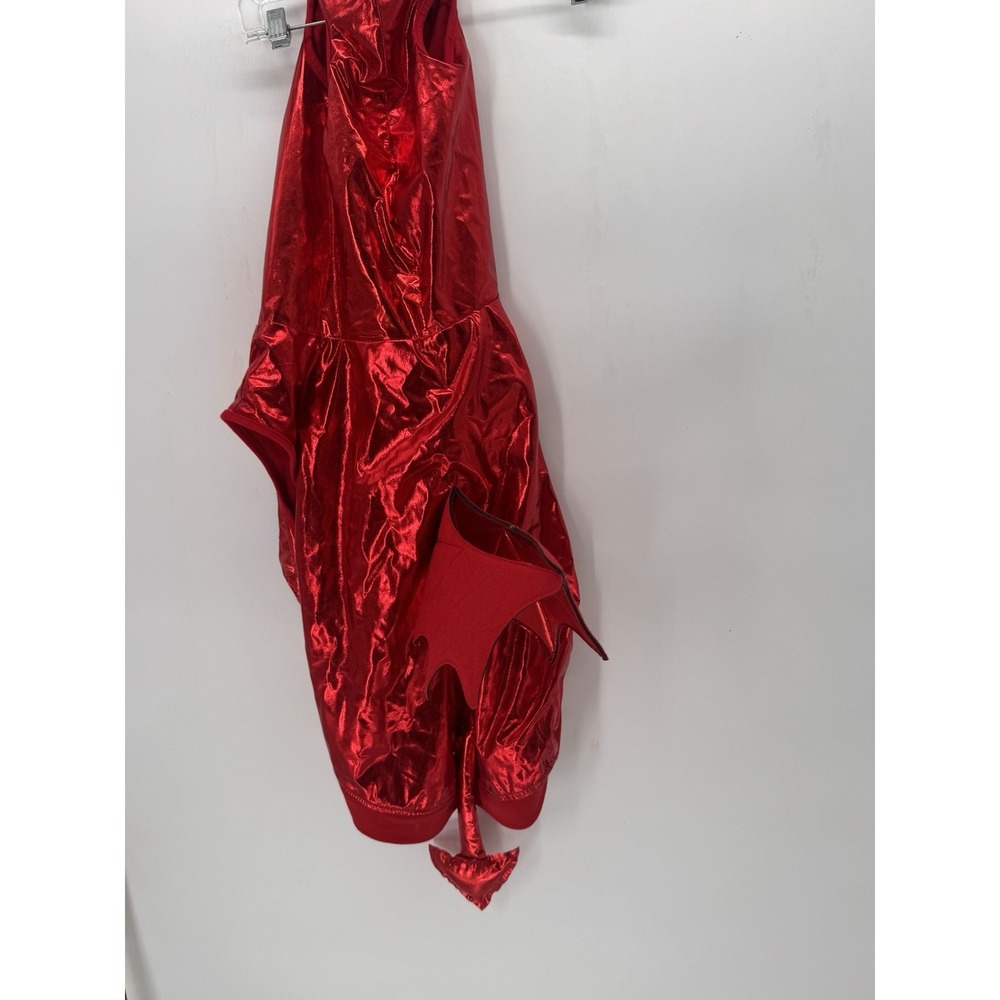 Party Dog Cat Pet Metallic RED DEVIL Costume Outfit Size Xl ADORABLE